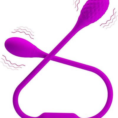 Double-Headed G-Spot Bullet Vibrator - Double-Sided Silicone Vibrating Egg/Ball, Female and Lesbian Adult Sex Toy, Anal Prostate Vibrator, Female Adult Erotic Toy