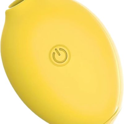 Lemon Sucking Vibrating Egg - 10 Modes Clitoral Sucking and Vibration, Female-Specific, Rechargeable Waterproof C-Spot Clitoral Stimulator, Silent Design, Cute Lemon Sex Toy